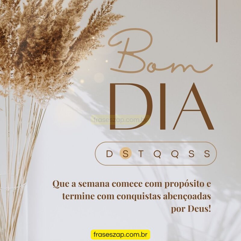 Imagem de segunda-feira para compartilhar no WhatsApp