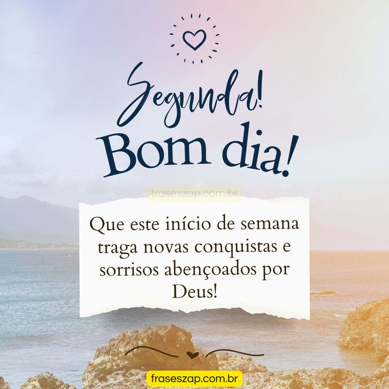 Imagem de segunda-feira para compartilhar no WhatsApp