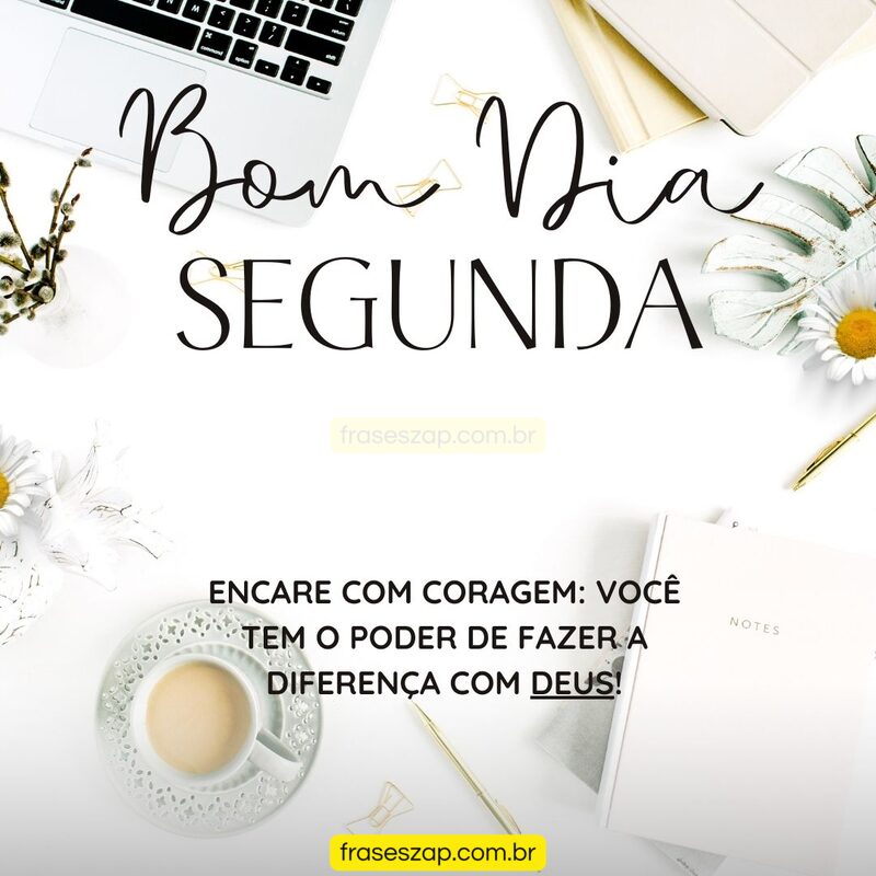 Imagem de segunda-feira para compartilhar no WhatsApp