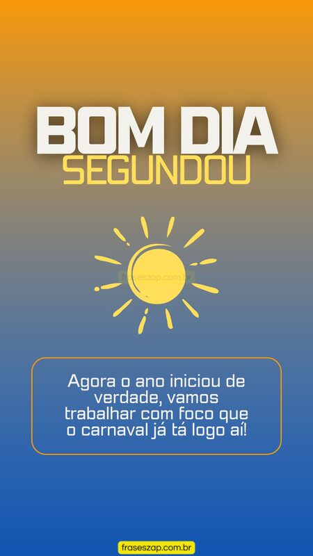 Imagem de segunda-feira para compartilhar no WhatsApp