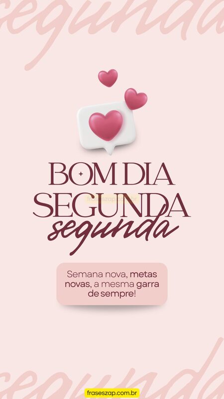 Imagem de segunda-feira para compartilhar no WhatsApp