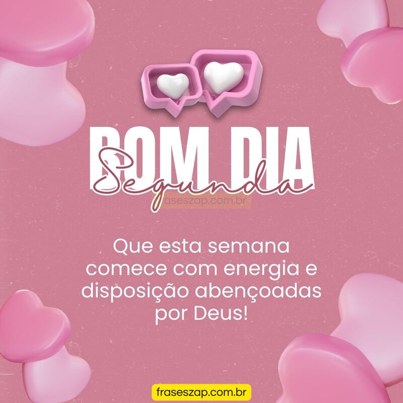 Imagem de segunda-feira para compartilhar no WhatsApp