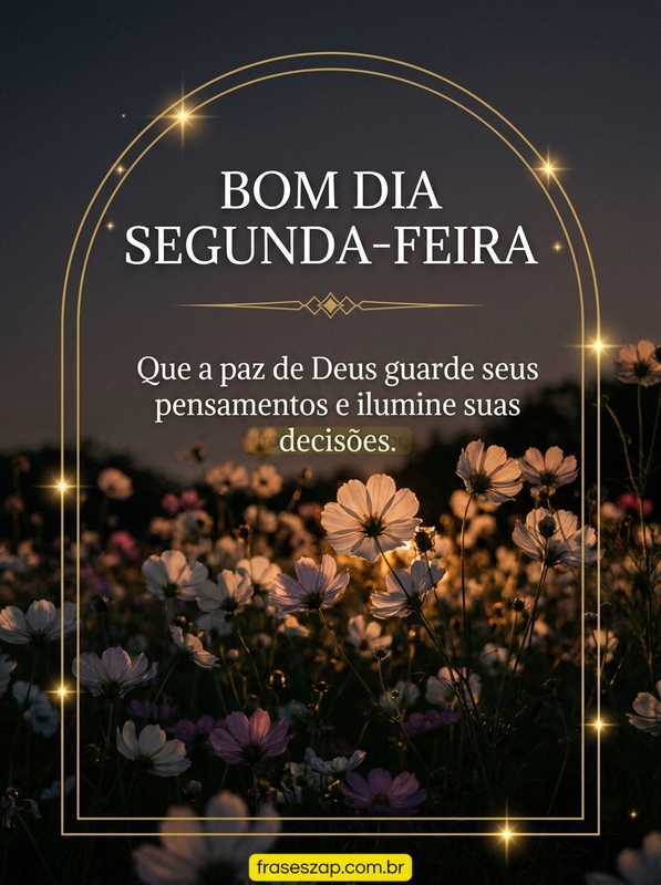 Imagem de segunda-feira para compartilhar no WhatsApp