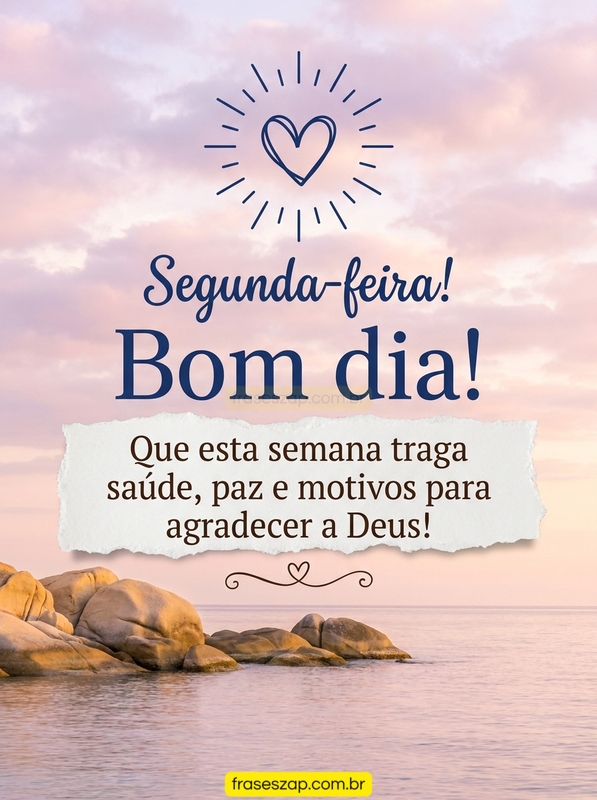 Imagem de segunda-feira para compartilhar no WhatsApp