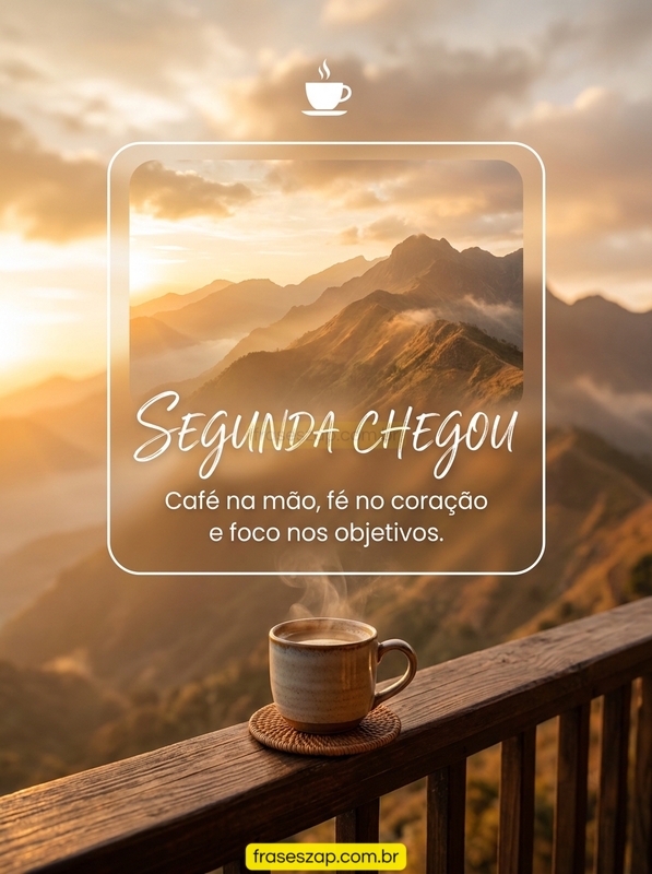Imagem de segunda-feira para compartilhar no WhatsApp