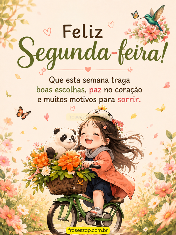 Imagem de segunda-feira para compartilhar no WhatsApp