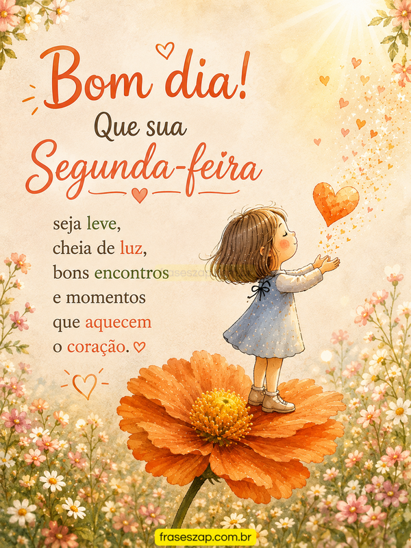 Imagem de segunda-feira para compartilhar no WhatsApp