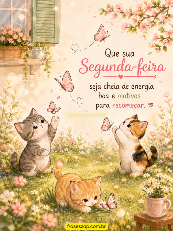 Imagem de segunda-feira para compartilhar no WhatsApp
