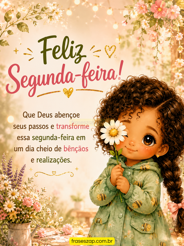 Imagem de segunda-feira para compartilhar no WhatsApp