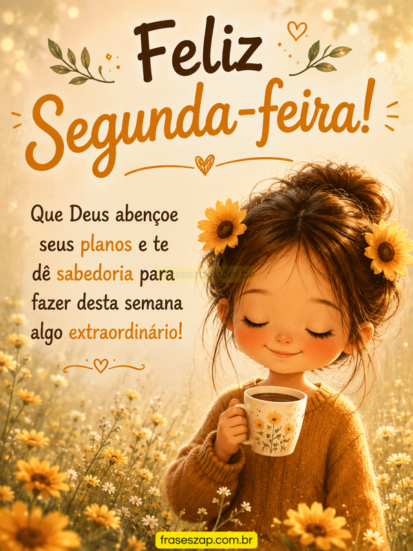 Imagem de segunda-feira para compartilhar no WhatsApp