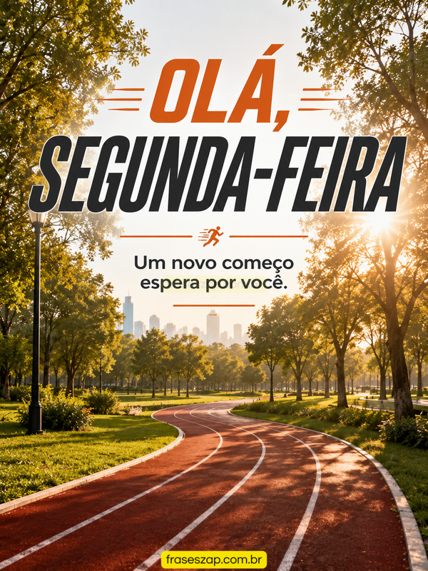 Imagem de segunda-feira para compartilhar no WhatsApp
