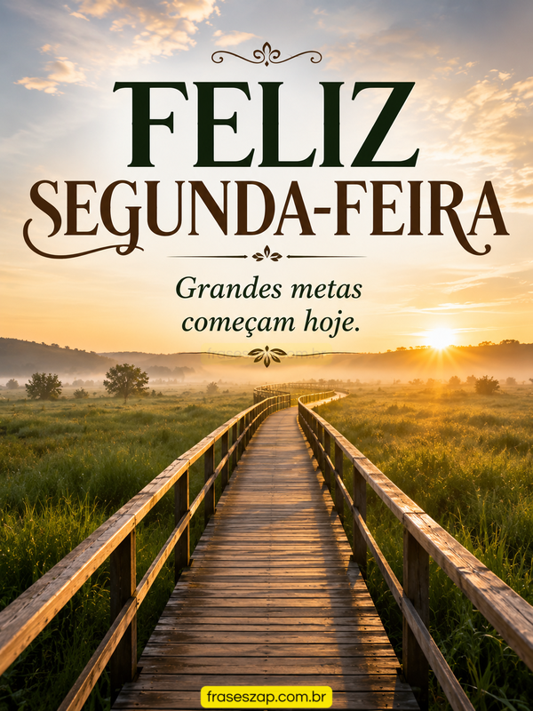 Imagem de segunda-feira para compartilhar no WhatsApp
