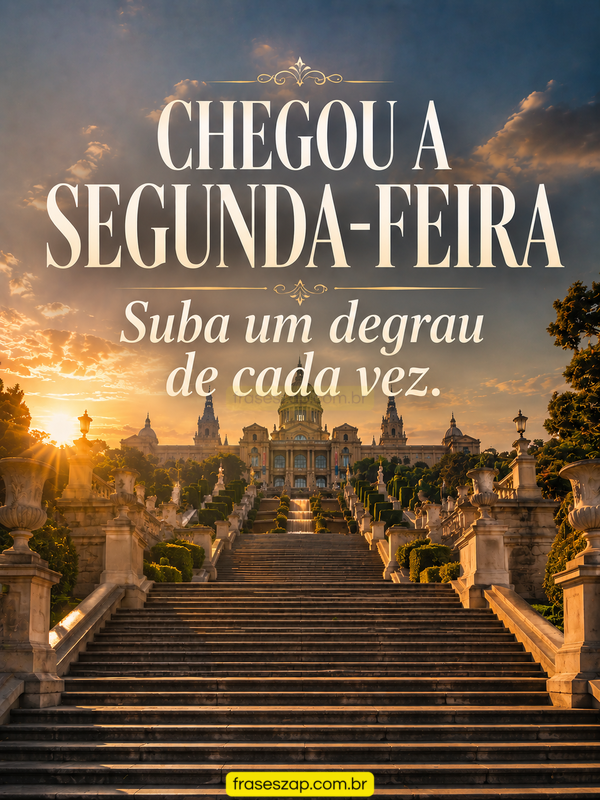 Imagem de segunda-feira para compartilhar no WhatsApp