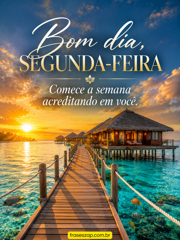 Imagem de segunda-feira para compartilhar no WhatsApp