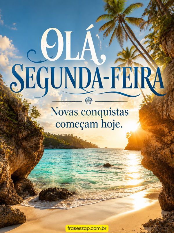 Imagem de segunda-feira para compartilhar no WhatsApp
