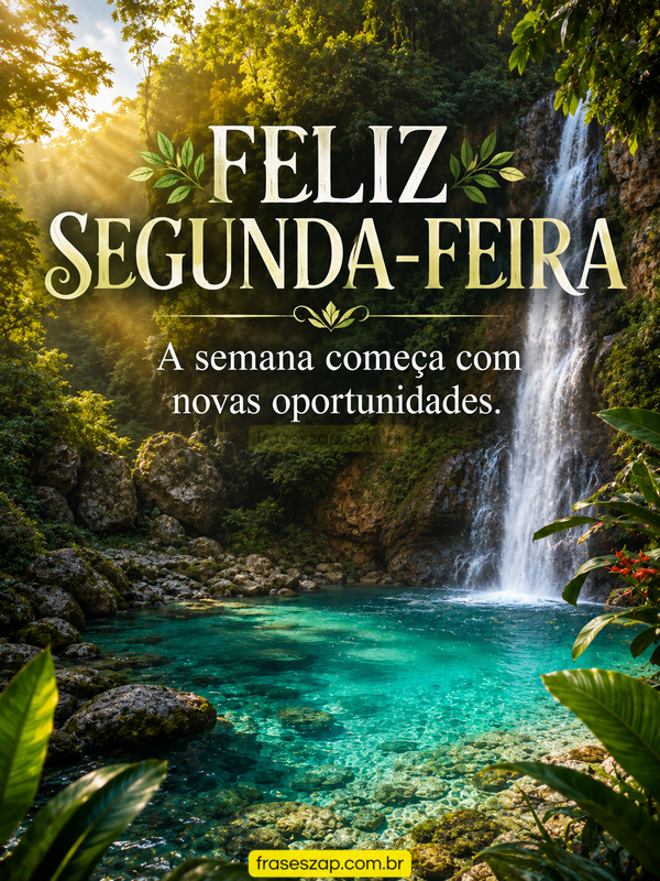Imagem de segunda-feira para compartilhar no WhatsApp