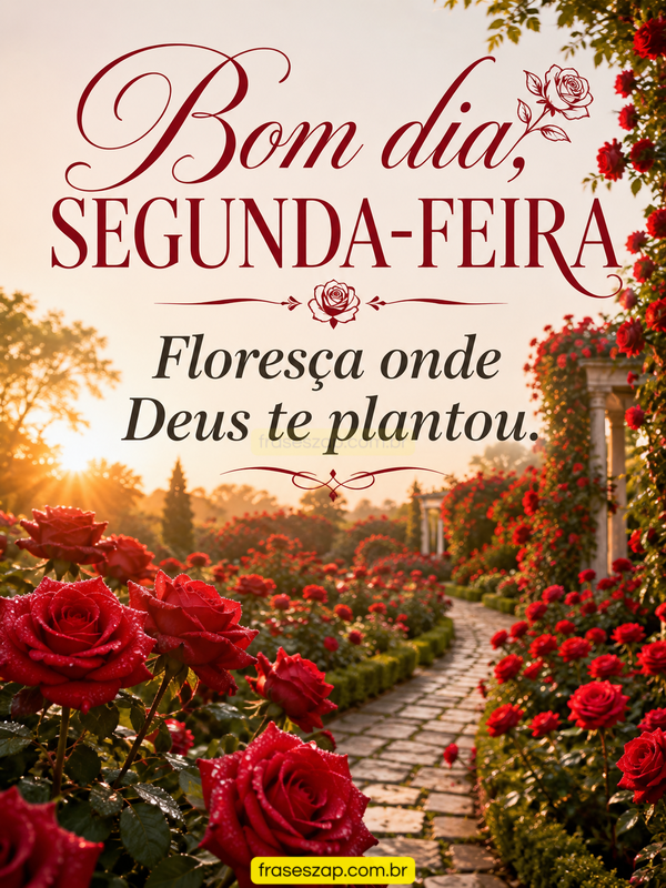 Imagem de segunda-feira para compartilhar no WhatsApp