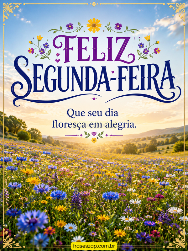 Imagem de segunda-feira para compartilhar no WhatsApp