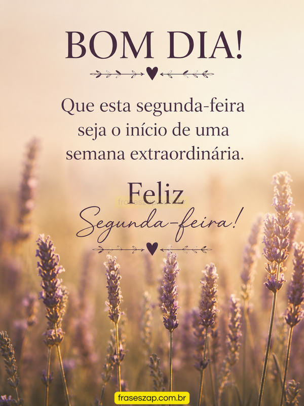 Imagem de segunda-feira para compartilhar no WhatsApp