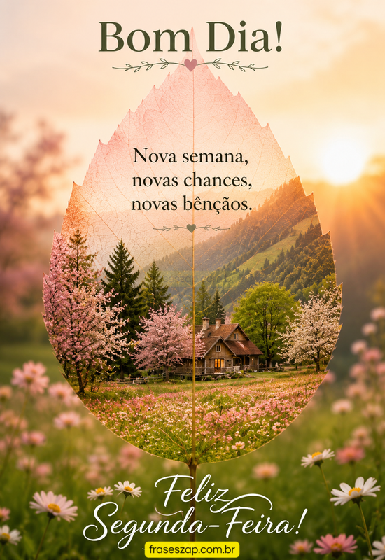 Imagem de segunda-feira para compartilhar no WhatsApp