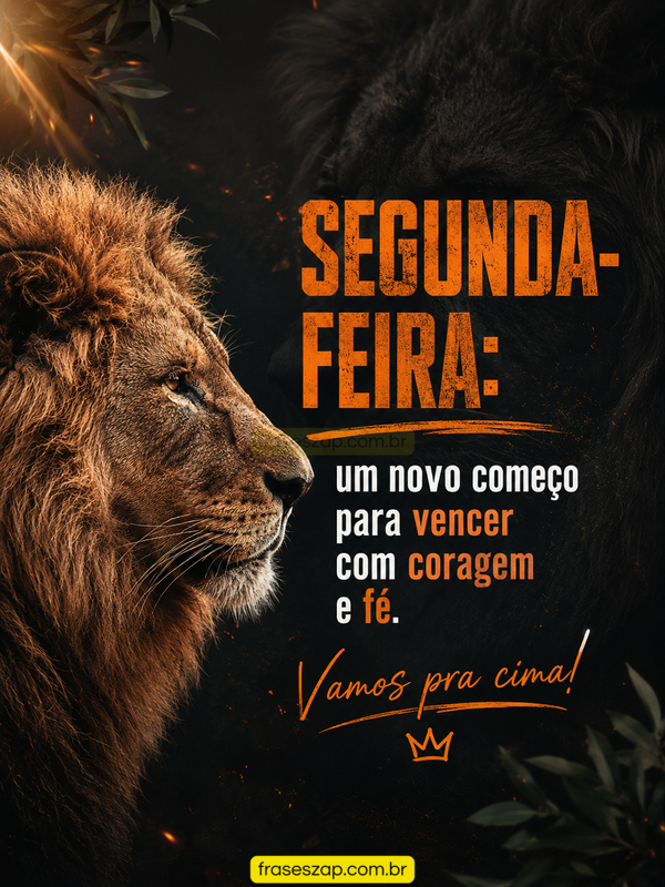 Imagem de segunda-feira para compartilhar no WhatsApp