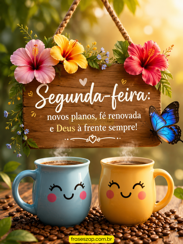 Imagem de segunda-feira para compartilhar no WhatsApp