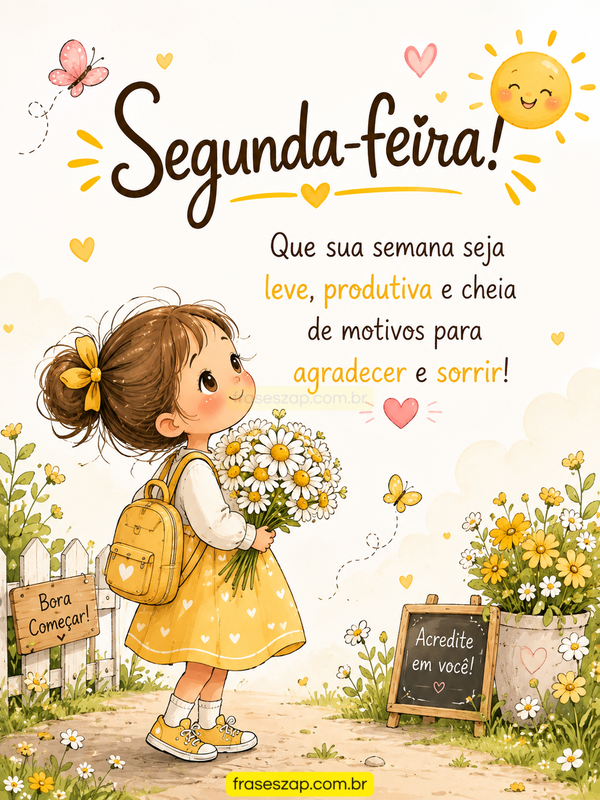 Imagem de segunda-feira para compartilhar no WhatsApp