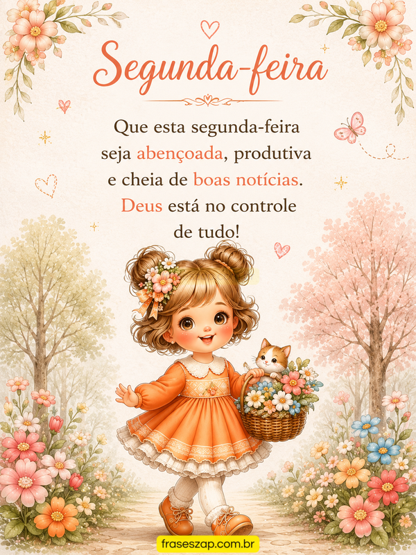 Imagem de segunda-feira para compartilhar no WhatsApp