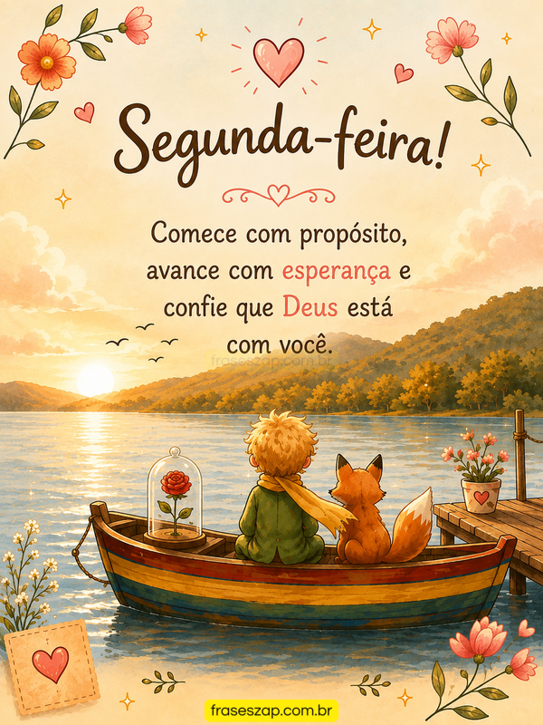 Imagem de segunda-feira para compartilhar no WhatsApp