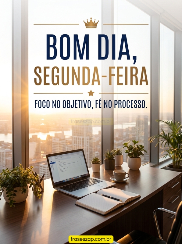 Imagem de segunda-feira para compartilhar no WhatsApp