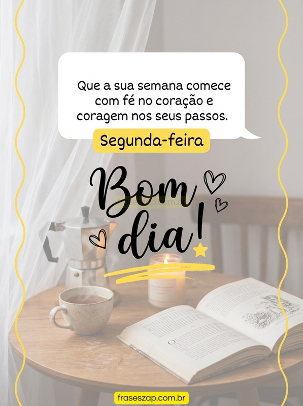 Imagem de segunda-feira para compartilhar no WhatsApp