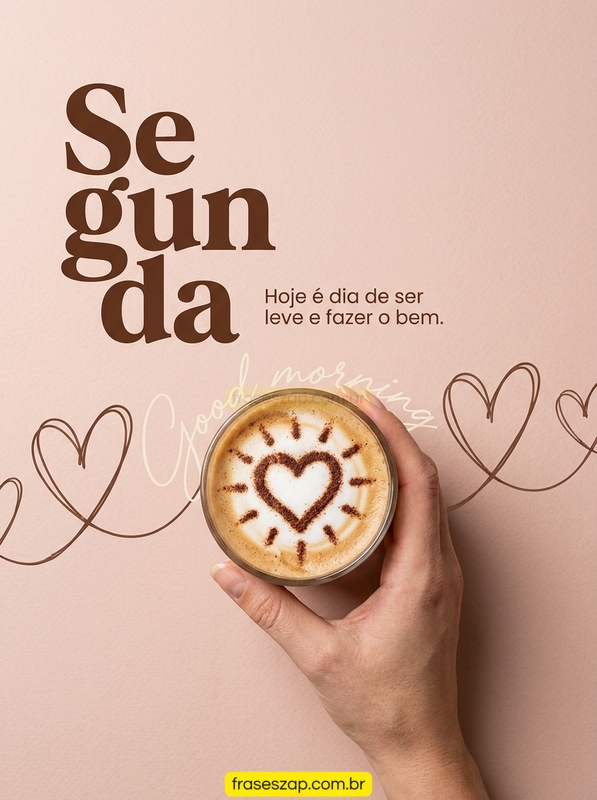 Imagem de segunda-feira para compartilhar no WhatsApp