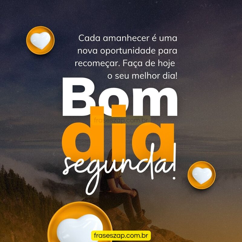 Imagem de segunda-feira para compartilhar no WhatsApp