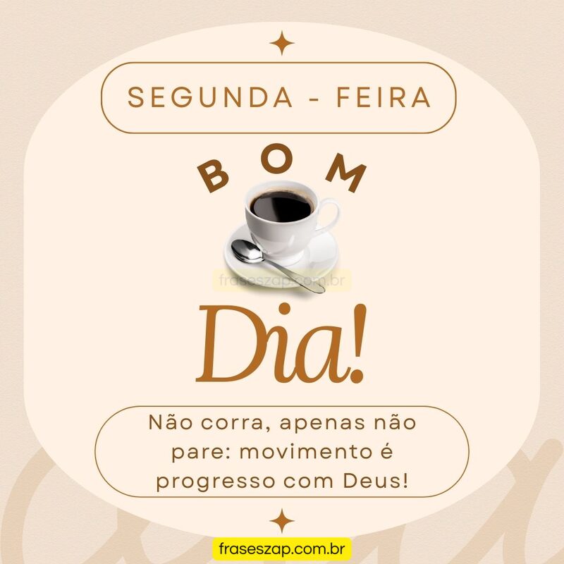 Imagem de segunda-feira para compartilhar no WhatsApp