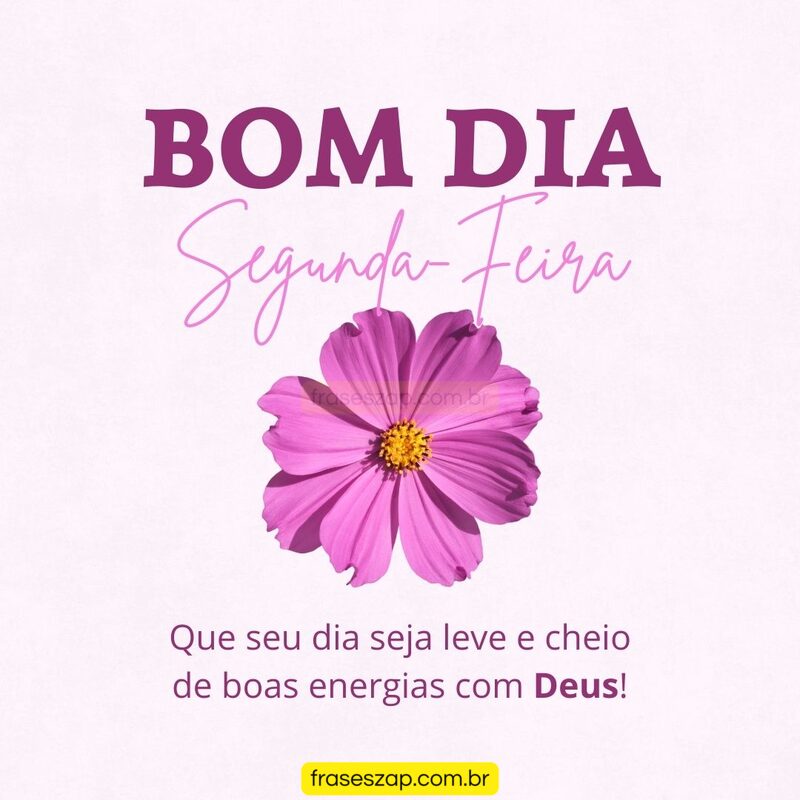Imagem de segunda-feira para compartilhar no WhatsApp