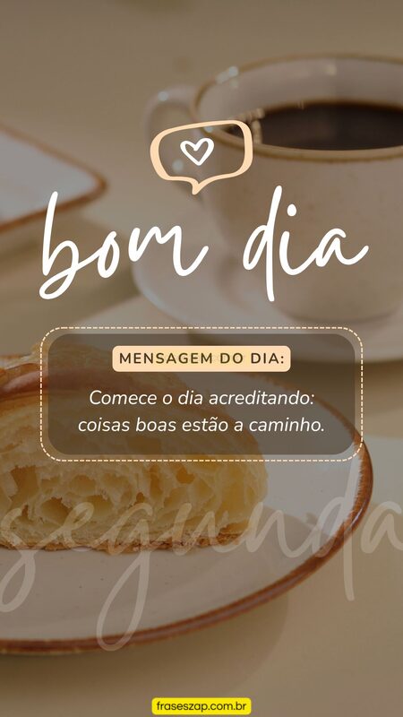 Imagem de segunda-feira para compartilhar no WhatsApp