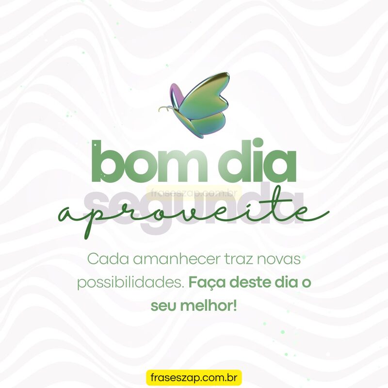Imagem de segunda-feira para compartilhar no WhatsApp