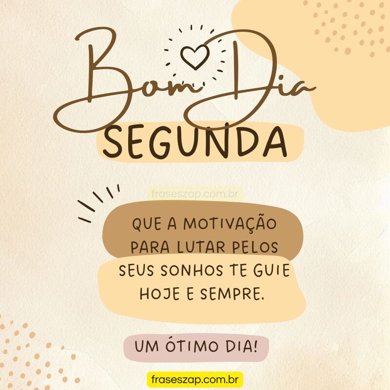 Imagem de segunda-feira para compartilhar no WhatsApp