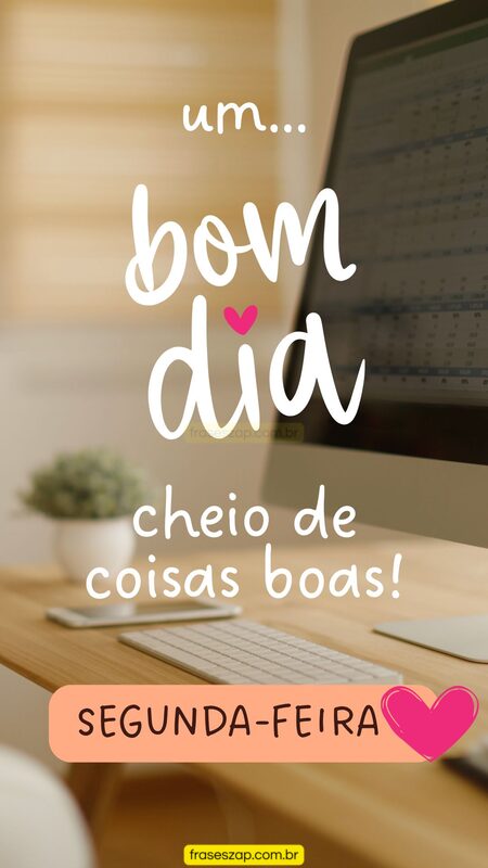 Imagem de segunda-feira para compartilhar no WhatsApp