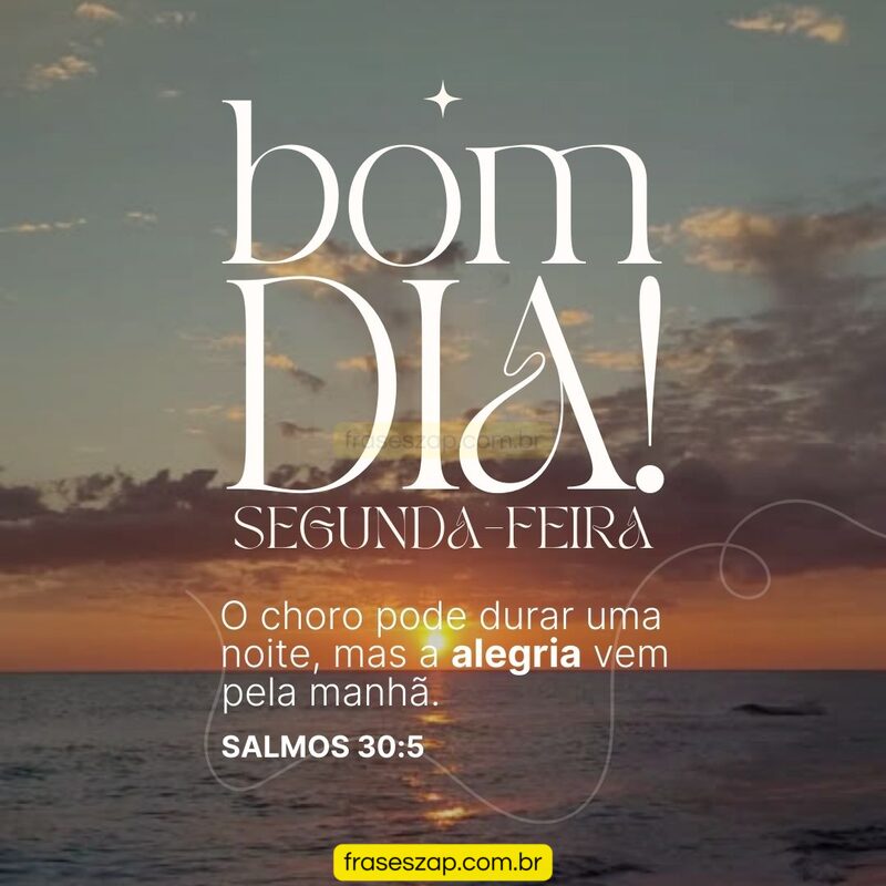 Imagem de segunda-feira para compartilhar no WhatsApp