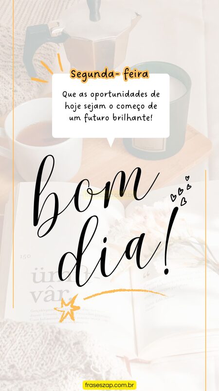 Imagem de segunda-feira para compartilhar no WhatsApp