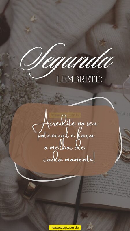Imagem de segunda-feira para compartilhar no WhatsApp