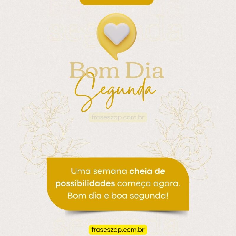 Imagem de segunda-feira para compartilhar no WhatsApp