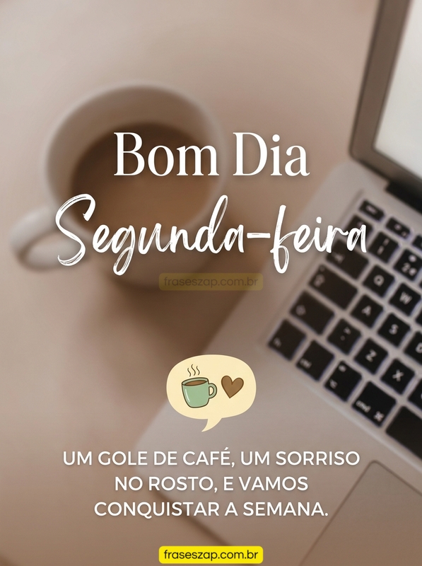 Imagem de segunda-feira para compartilhar no WhatsApp