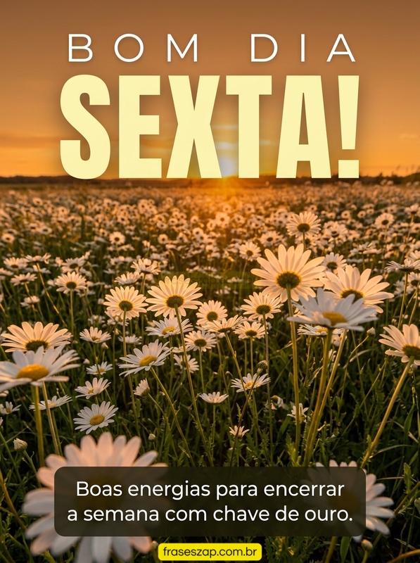 Imagem de sexta-feira para compartilhar no WhatsApp