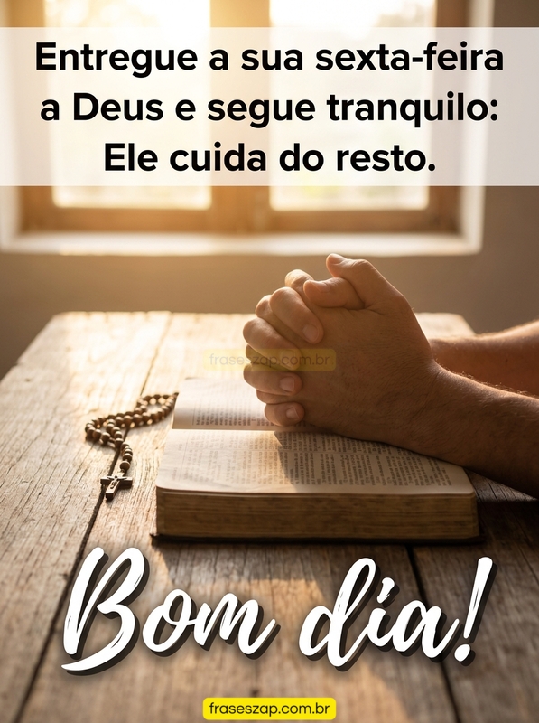 Imagem de sexta-feira para compartilhar no WhatsApp