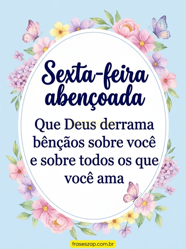 Imagem de sexta-feira para compartilhar no WhatsApp