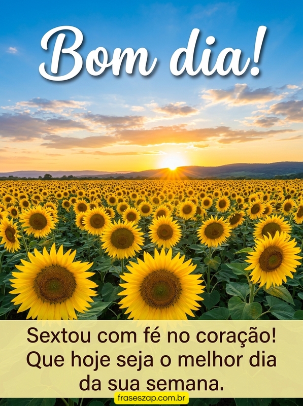 Imagem de sexta-feira para compartilhar no WhatsApp