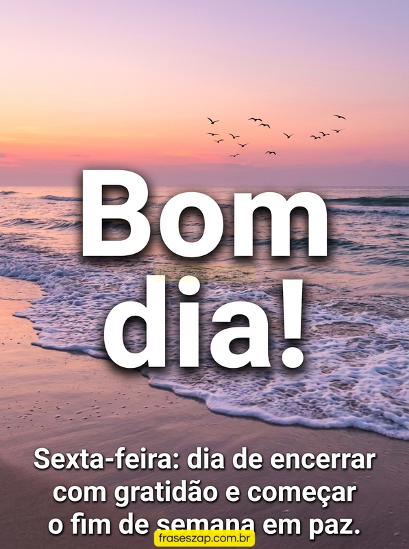 Imagem de sexta-feira para compartilhar no WhatsApp