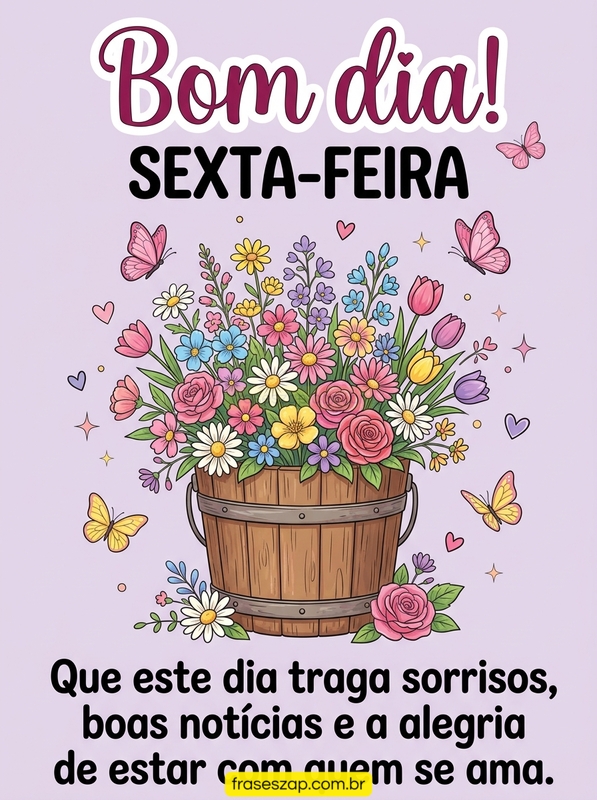 Imagem de sexta-feira para compartilhar no WhatsApp